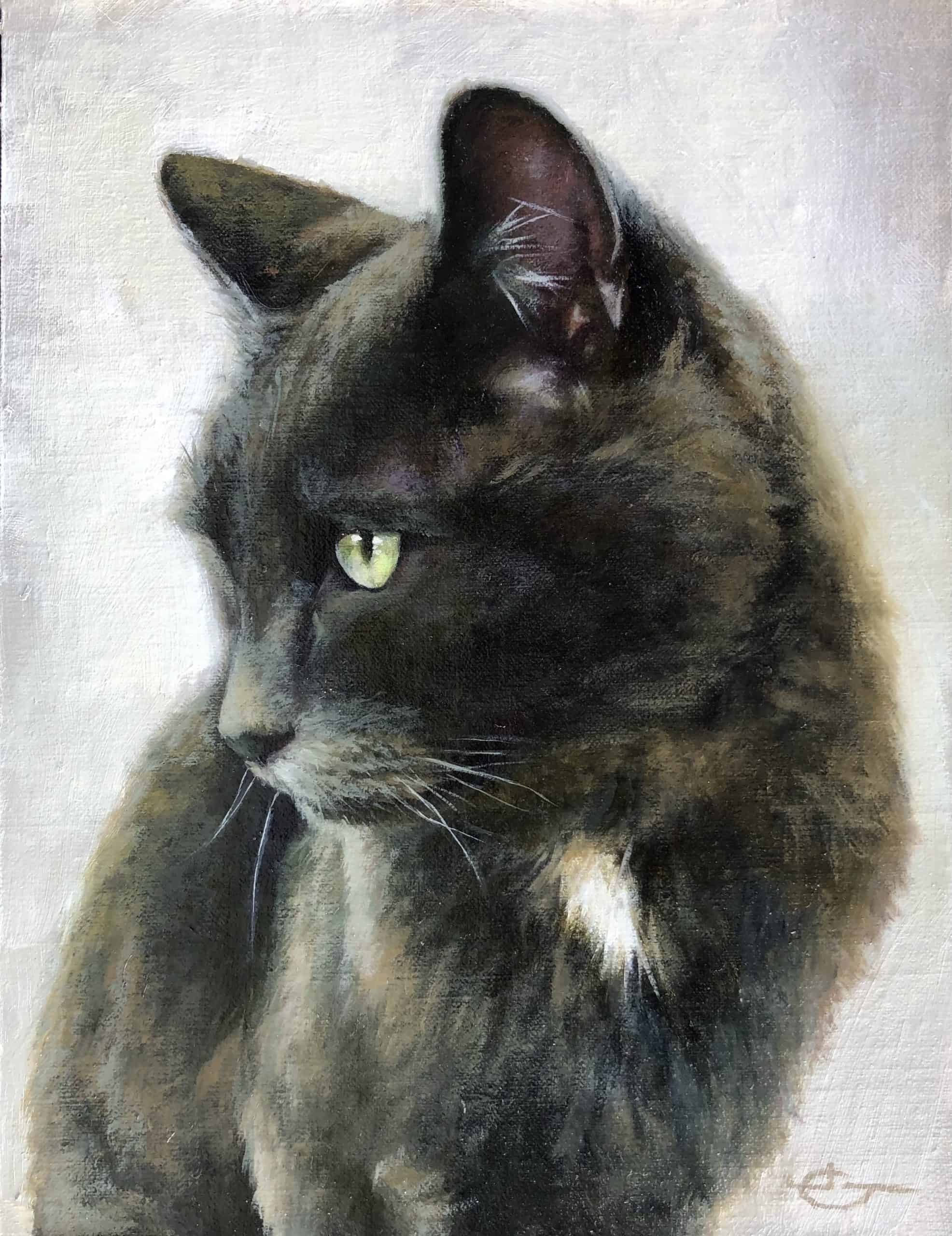 Sparky, 8x6, Oil on Linen, SOLD